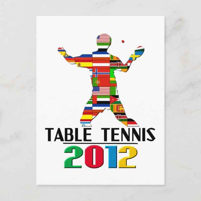 2012: Table Tennis Postcard (Front)