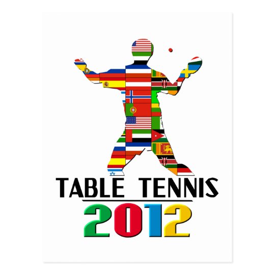 2012: Table Tennis Postcard