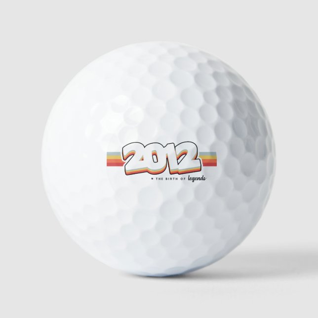 2012 The birth of legends Golf Balls (Front)
