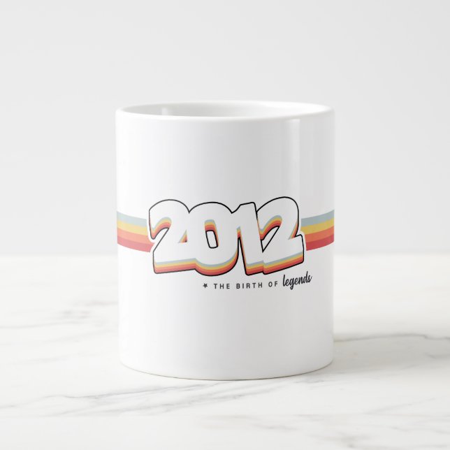 2012 The birth of legends Large Coffee Mug (Front)