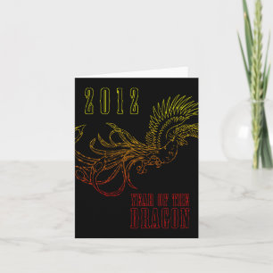 2012 : year of the dragon holiday card