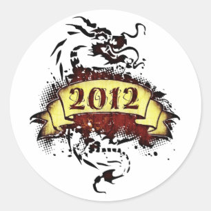 2012 - Year of the Dragon - Stickers