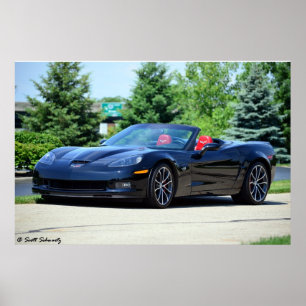 2013 60th Anniversary C6 Corvette 427 convertible Poster