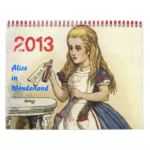 2013 Alice in Wonderland Calendar