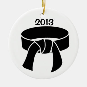 2013 Black Belt Ornament