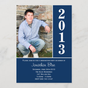 2013 Blue Graduation Announcement