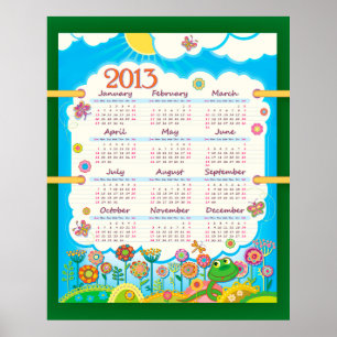 2013 Calendar 3 Poster