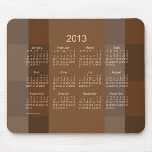2013 Calendar Mouse Mat