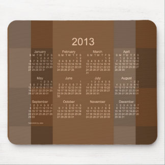 2013 Calendar Mouse Mat