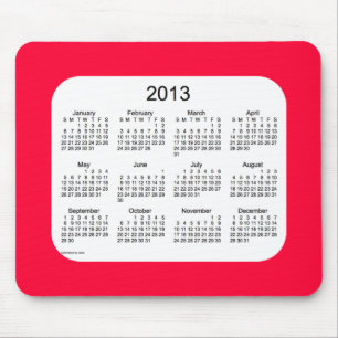 2013 Calendar Mouse Mat