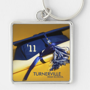 2013 Cap and Tassel Graduation Keychain Gift