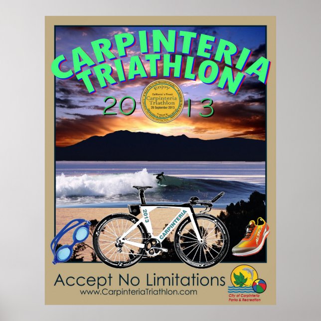 2013 Carpinteria Triathlon Poster (Front)