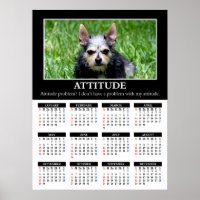 2013 Demotivational Wall Calendar: Bad Attitude