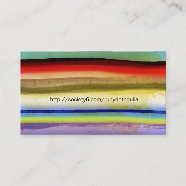 2013 distressed handmade business card (Front)
