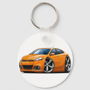 2013 Dodge Dart Orange Car Key Ring