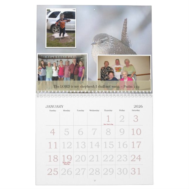 2013 Family Calendar (Jan 2026)