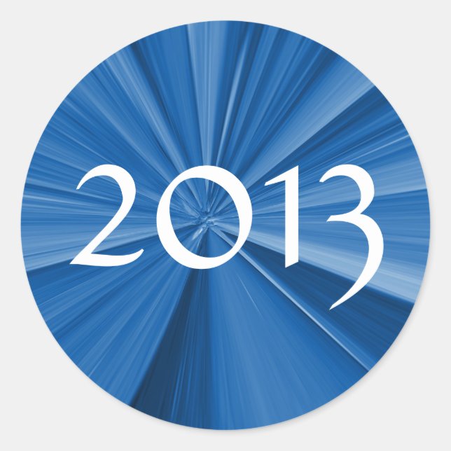 2013 Graduation Classic Round Sticker (Front)