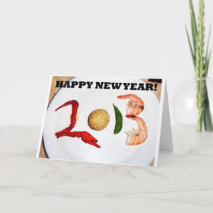 2013 happy new year asian chinese holiday card