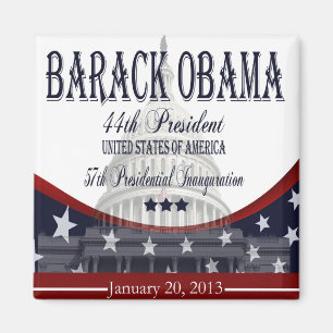 2013 Inaugural Obama Magnet