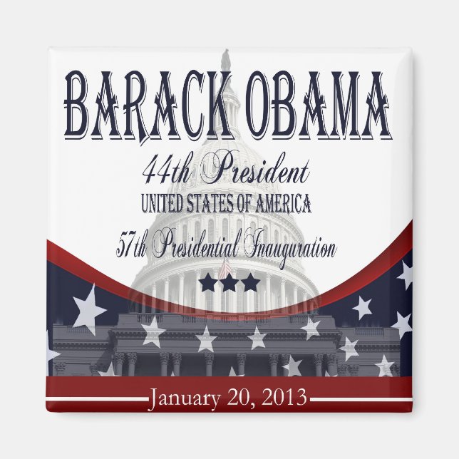 2013 Inaugural Obama Magnet (Front)