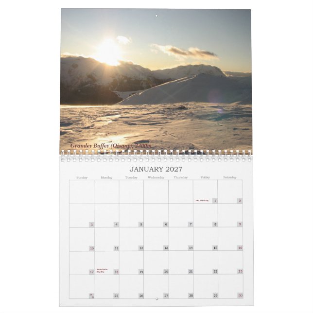 2013 MDN ALPS CALENDAR (Jan 2027)
