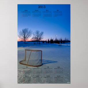 2013 NHL Lockout Calendar Poster