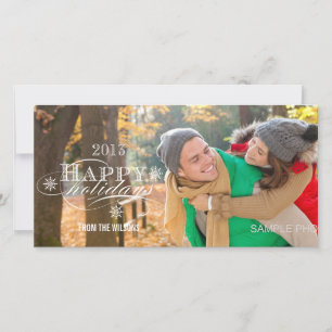 2013 SIMPLE HAPPY HOLIDAY PHOTO CARD