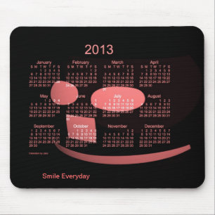 2013 Smile Calendar Mouse Mat