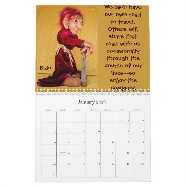 2013 Stir Crazies Calendar (Jan 2027)