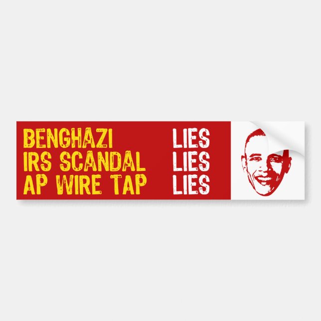 2013 Summer of Scandal Bumper Sticker (Front)