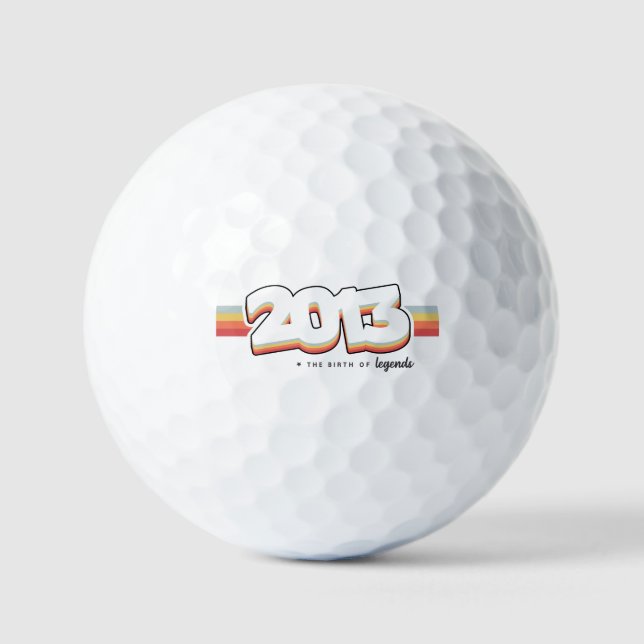 2013 The birth of legends Golf Balls (Front)