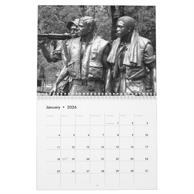 2013 Washington DC Black and White Photos Calendar (Jan 2026)