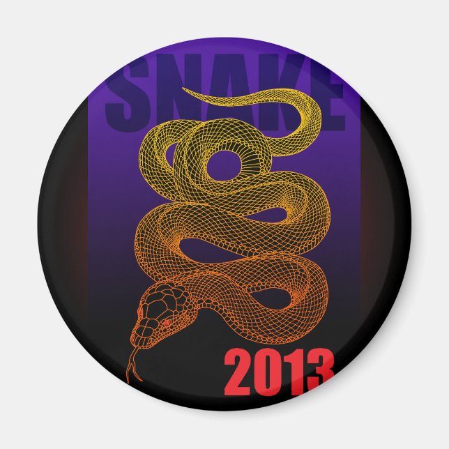 2013snake(a) magnet (Front)