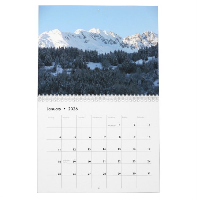 2014 Alps Calendar (Jan 2026)