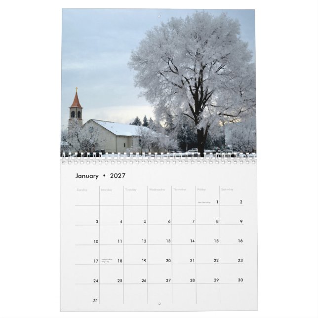 2014 Calendar (Jan 2027)