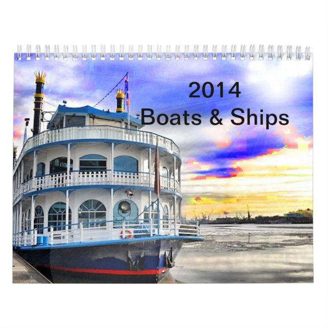 2014 Calendar Boats and Ships (Cover)