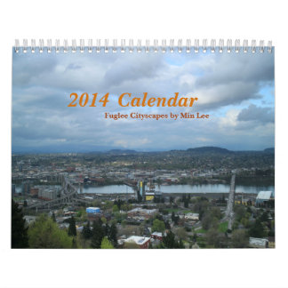 2014 Calendar | Fuglee Cityscapes by Min Lee | 2Pg
