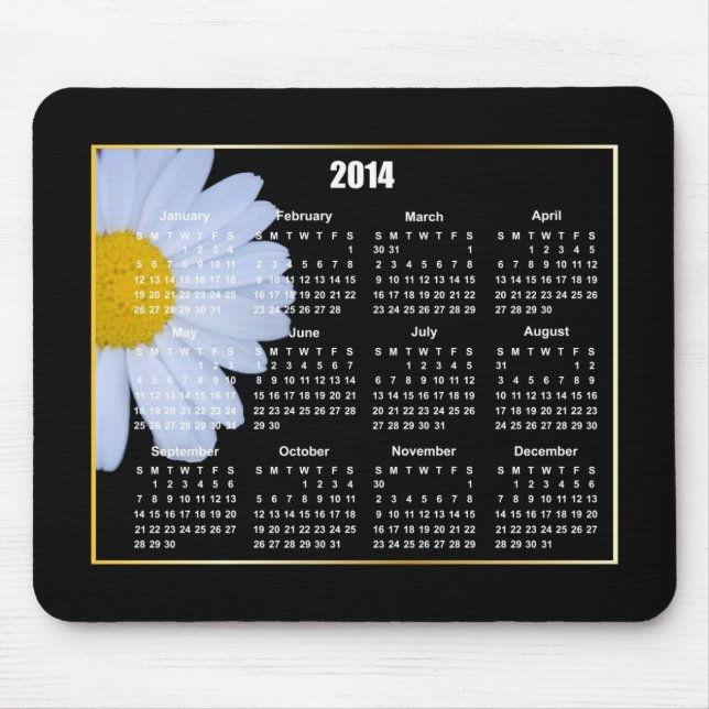 2014 Calendar Mouse Mat (Front)