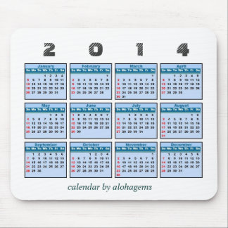 2014 Calendar Mousepad