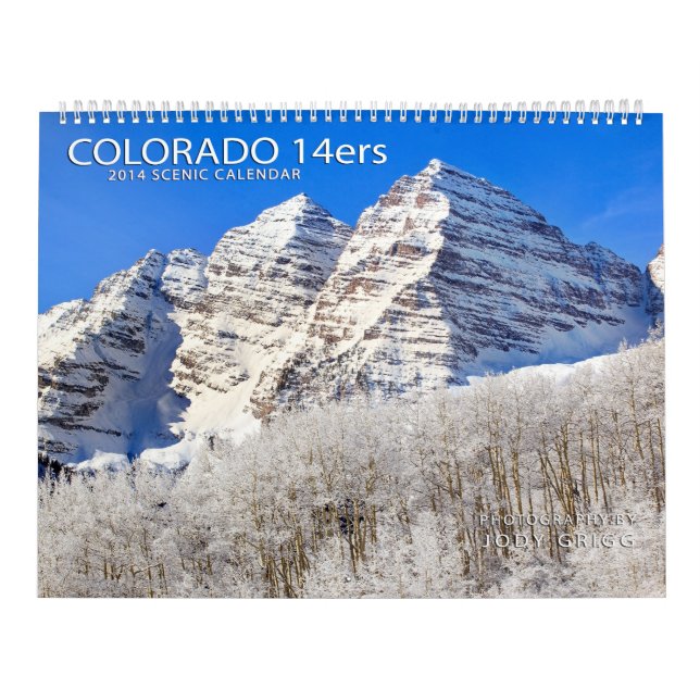 2014 Colorado 14ers Calendar (Cover)
