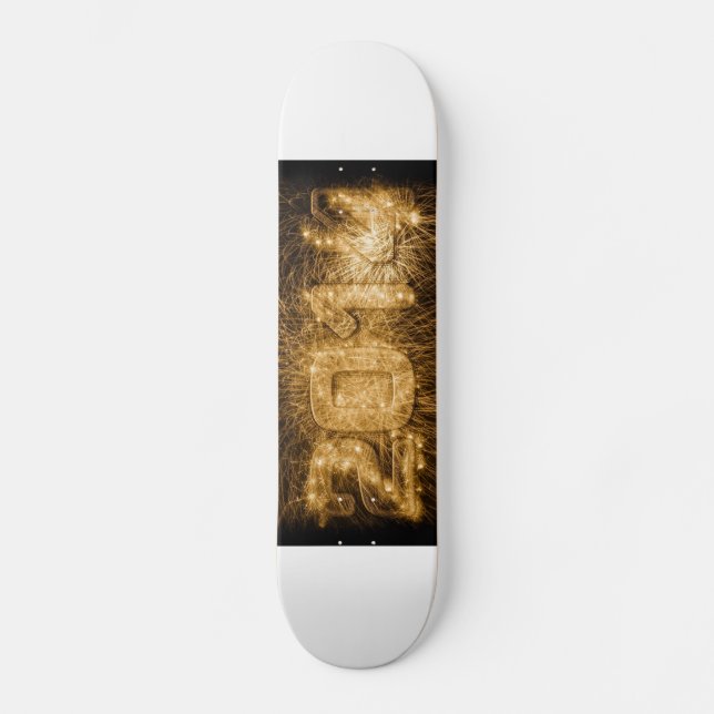 2014 Fireworks Party Congratulations Graduation Skateboard (Front)