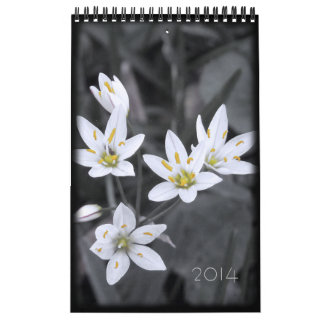 2014 Floral Calendar 12 single page months
