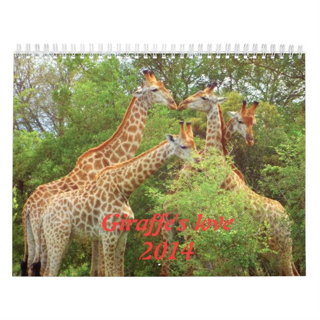 2014 Giraffe's love calendar (Cover)