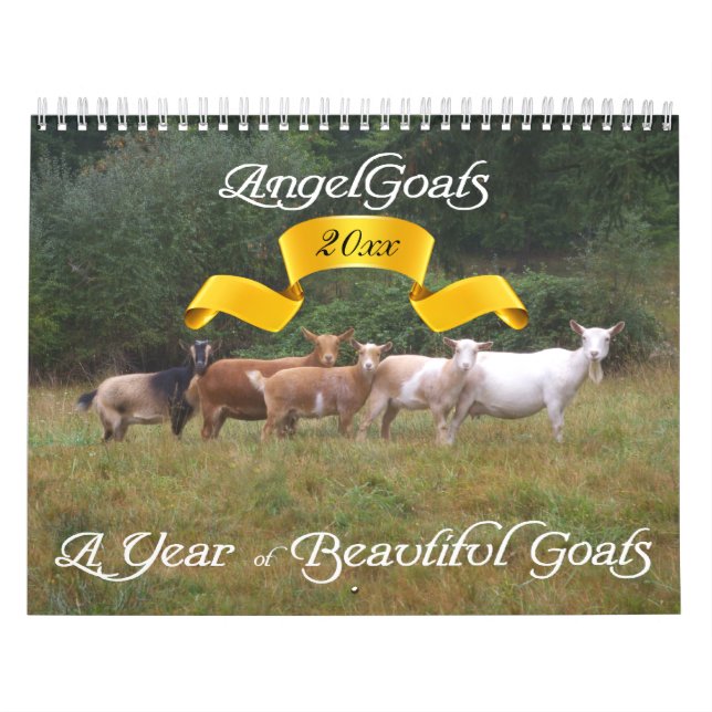 2014 Goat Calendar Beautiful Goats  AngelGoats (Cover)