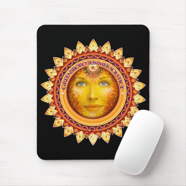2014 Greensboro Summer Solstice Festival Keepsake Mouse Mat (With Mouse)