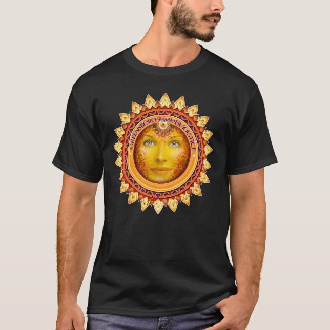 2014 Greensboro Summer Solstice Festival T-Shirt (Front)