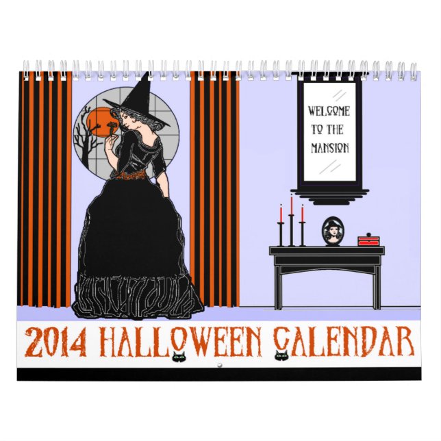 2014 Halloween Calendar, version two Calendar (Cover)