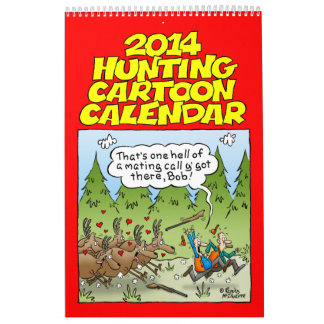 2014 Hilarious Hunting Cartoon Calendar