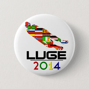 2014: Luge 6 Cm Round Badge