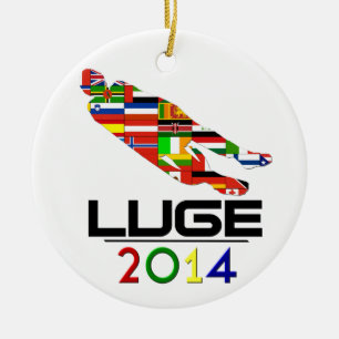 2014: Luge Ceramic Tree Decoration